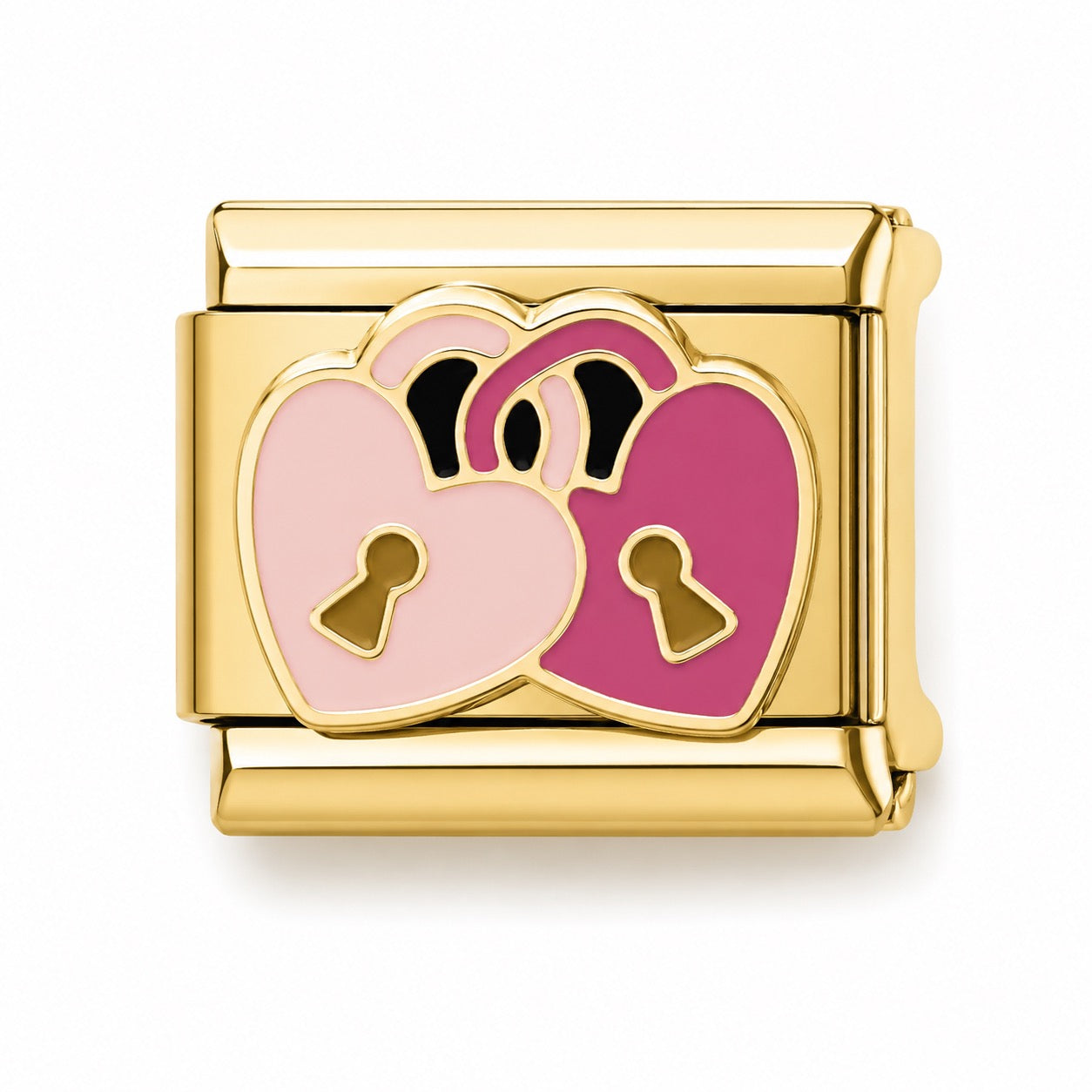 Charm Candado De Corazones