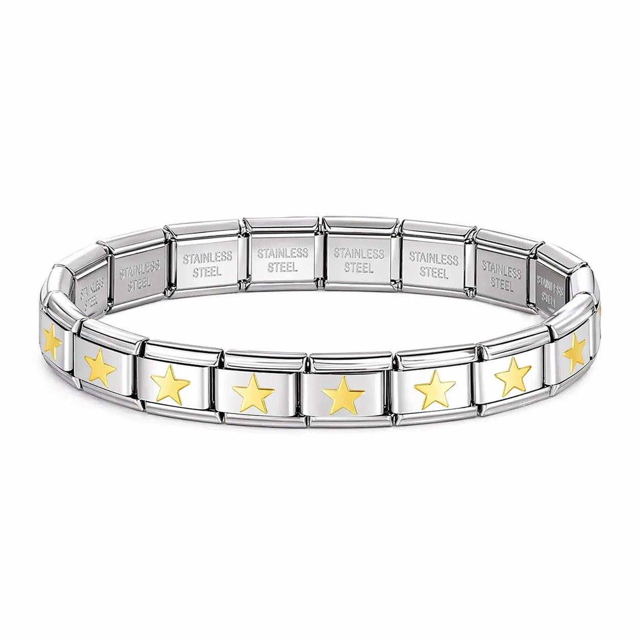 Brazalete Italiano Entre  Estrellas (18 pcs)