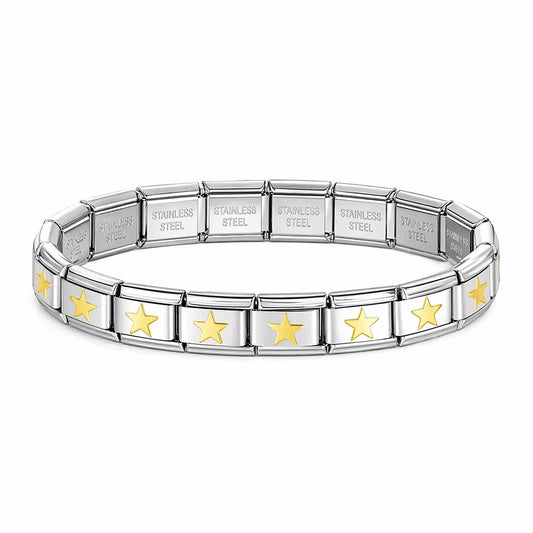 Brazalete Italiano Entre  Estrellas (18 pcs)