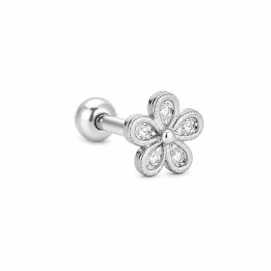 Piercing Flor Brillante