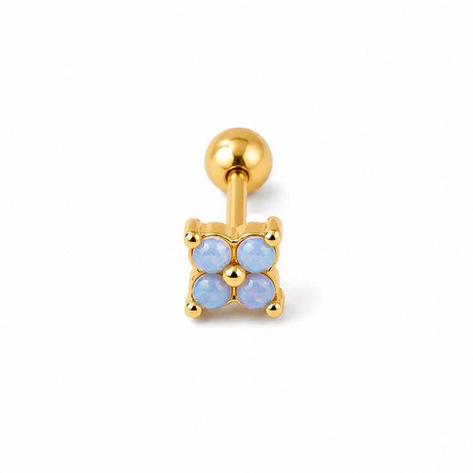 Piercing Flor Azul